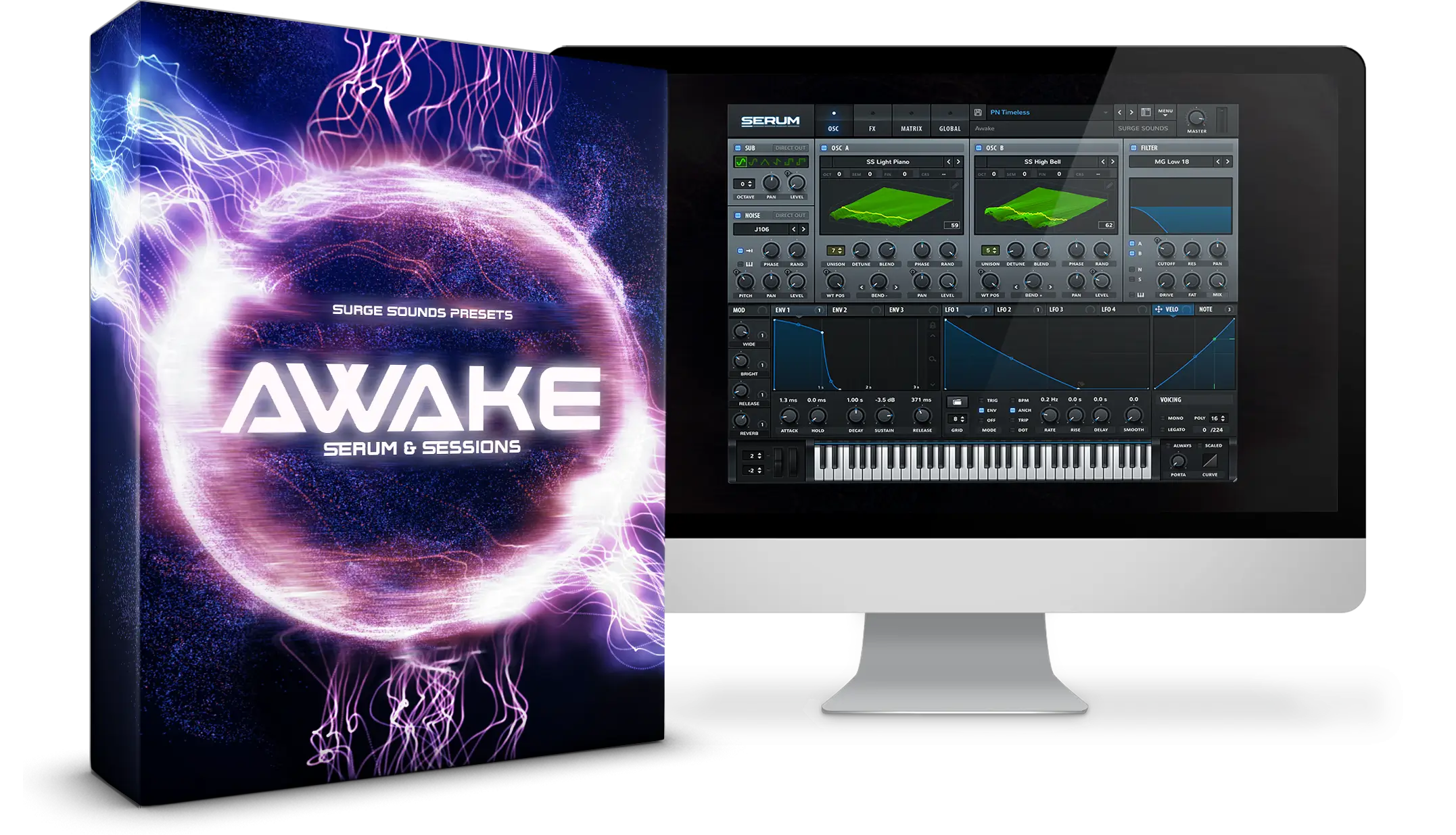 128 Serum Presets in this Future Bass Sample Pack.