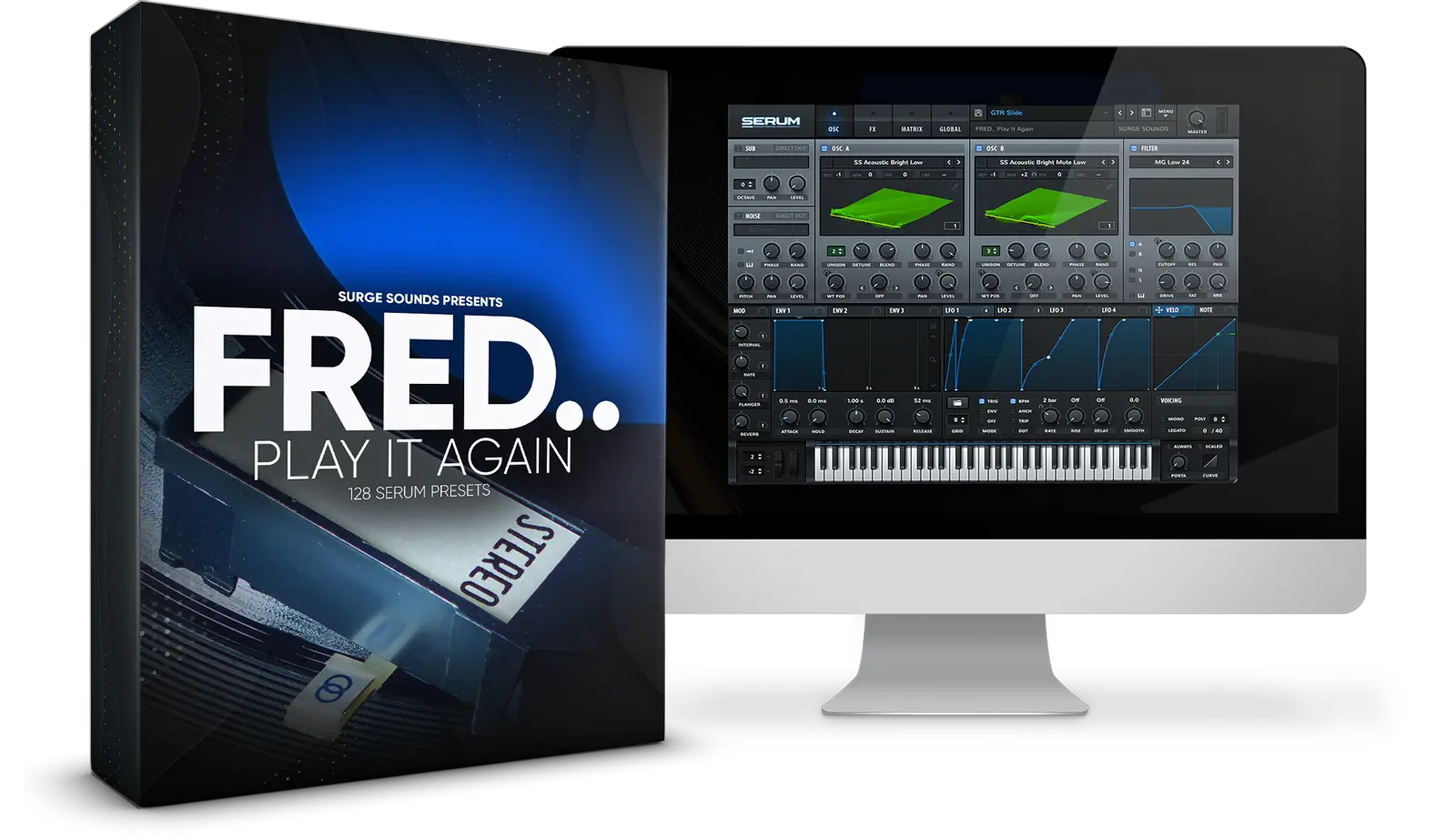 There are 128 Serum Presets in this Fred Again Sample Pack.