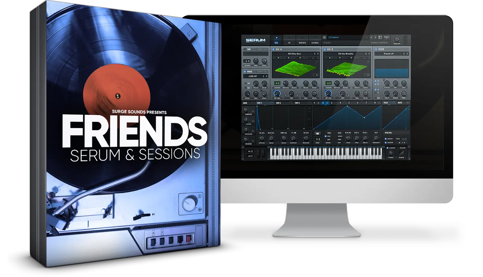 Fred Again.. & Skrillex Sample Pack with 128 Serum Presets.